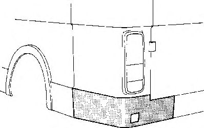 VAN WEZEL 5858132 -  Боковина